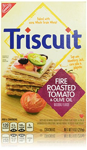 Triscuit Crackers, Fire Roasted Tomato and Olive Oil, 9 Ounce