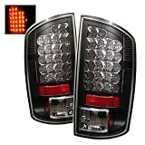 06-08 Dodge Ram Led Taillights - Black 