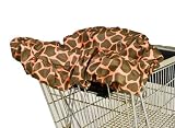 Wupzey Shopping Cart Cover, Orange Giraffe