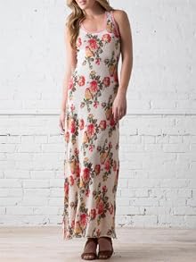 Jacquard Racerback Maxi Dress