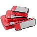 AmazonBasics Packing Cubes - Red