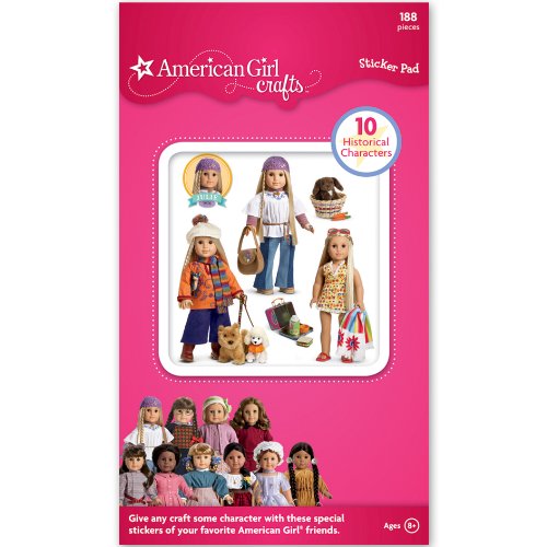 American Girl Historical Dolls Sticker Pad