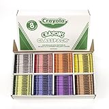 UPC 071662980085 product image for Crayola 800CT Regular Size Crayons 8 Colors Classpack | upcitemdb.com