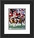 San Francisco 49ers Framed Dwight Clark Photo By Photo File 15 X 18 - Black