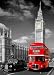 GB eye Ltd, 3d Lenticular Poster, London, Big Ben Bus and Taxi, (47x67cm)