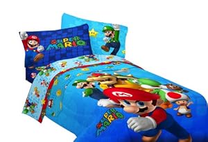 Nintendo Super Mario Fresh Look Sheet Set, Twin