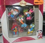 Disney Mickey Mouse 5-piece Christmas Ornament Set
