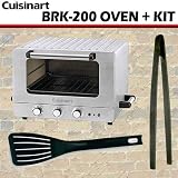 Cuisinart BRK-200 Deluxe Stainless Steel Classic Brick Oven + Utensil Bundle