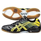 asics アシックスDESTAQUE K デスタッキ フットサルシューズ《ブラック×イエロー》 TST200-9003