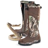 Mens Guide Gear® Cottonmouth Side - zip Waterproof Snake Boots Realtree® Hardwoods Green® by Guide Gear