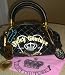 Juicy Couture Black Velour Replica Handbag