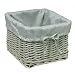 Baby : Set of 2 Sage Baskets with Sage Gingham Liners