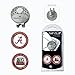 Team Golf NCAA Alabama Crimson Tide Cap Clip With 2 Golf Ball Markers Golf Cap Clip with 2 Removable Double-Sided Enamel Magnetic Ball Markers, Attaches Easily to Hats