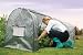 Haxnicks Grower Frame Grow Tunnel & Poly Cover Mini Greenhouse 3m x 1m x 1m