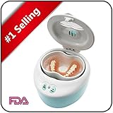 DTMCare Denture, Dental Cleaner UV (Blue color) Ultrasonic Sterilization for Denture, Mouth Guard, Invisalign, Retainer. Snore Guard Sleep Retainer. FDA Registered/CE Medical Approved.