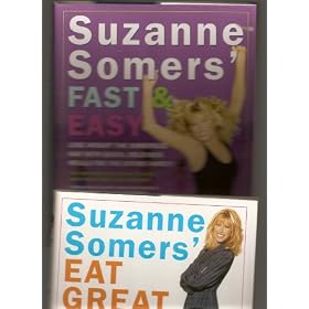 2 SUZANNE SOMERS cookbooks: Fast & Easy & Eat Great, Lose Weight