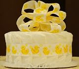 Just Diapers 1 Tier Baby Diaper Cake Baby Shower Gift