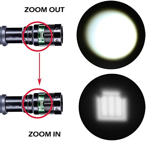 2000 Lumen Zoomable Cree XML T6 LED 18650 Flashlight Focus Torch Zoom Lamp Light Hunting Cycling Climbing Camping