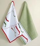 Whimsy Stockings Dishtowels Set of 2