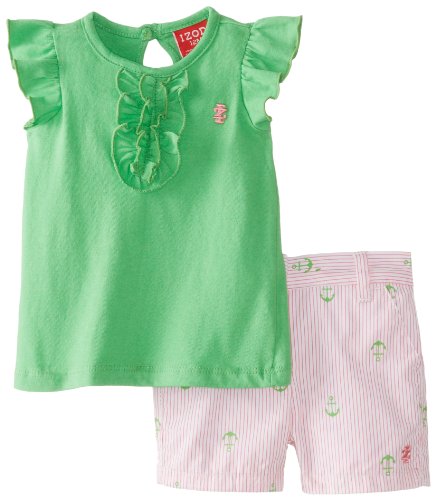 Izod Baby-Girls Infant Girls 2 Piece Short Set