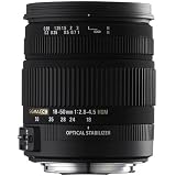 Sigma 18-50mm f/2.8-4.5 SLD Aspherical DC Optical Stabilized (OS) Lens with Hyper Sonic Motor (HSM) for Nikon Digital SLR Cameras