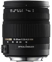 Sigma 18-50mm f/2.8-4.5 SLD Aspherical DC Optical Stabilized (OS) Lens with Hyper Sonic Motor (HSM) for Canon Digital SLR Cameras