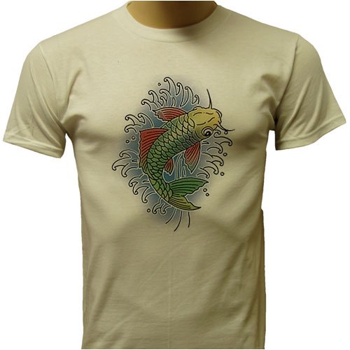 Japanese Koi Tattoo T-shirt, Classic Tattoo Design T-shirt, Japanese Koi Tattoo T-shirt, Classic Tattoo Design T-shirt,