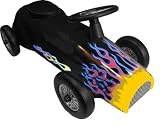 Black Hot Rod Retro Racer Speedster