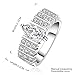 Hot Fashion Jewelry Silver Austrian Crystal Beautiful Finger Ring