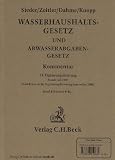 Wasserhaushaltsgesetz. Abwasserabgabengesetz. 33. Ergaenzungslieferung - am Lager ca. 6 Wochen ab Erscheinen
