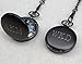 Personalized Monogrammed Quartz Gunmetal Pocket Watch with C