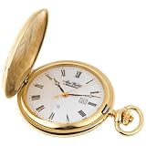 Aerowatch Mens 6228 Quartz Roman Dial Hunter Case Pocket Watch by Aerowatch