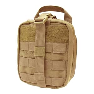 Condor Rip-Away EMT Pouch (Tan, 8 x 6 x 3.5-Inch)