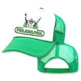Philadelphia Football Green Mesh Trucker Hat Cap