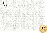 300ピース デスノート ワイミーズハウス特製 L ロゴ入り白パズル 300-181