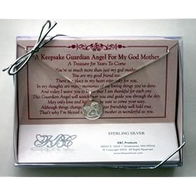 Godmother Guardian Angel Necklace