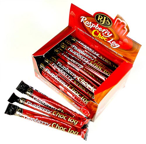 RJ'S Raspberry Chocolate Logs~30 ct by RJ'S Licorice