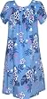 Floral Leaf Petal Sleeve Caftan/Kaftan Mu'u Mu'u House Dress - Regular Size