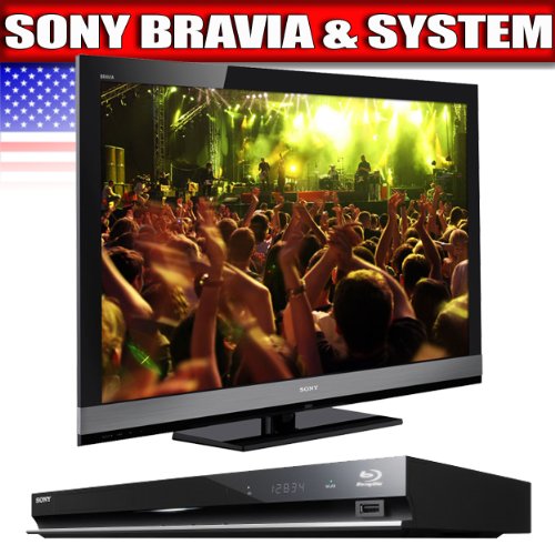 Sony Bravia EX700 Series 46-Inch LED HDTV, Black, Black + Sony BDP-S470 Blu-ray Disc Player