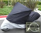 Harley Davidson Sportster 1200 Deluxe Heavy Duty Motorcycle Cover, Come with 45"Cable & Lock,