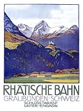 Rhatische Bahn, Schloss Tarasp Art Giclee Poster Print by Emil Cardinaux, 32x44