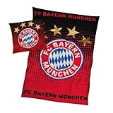 Bayern München Wendebettwäsche (80x80cm/135cmx200cm)-One Size