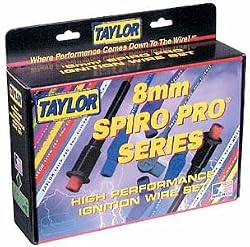 TaylorCable77620Blue8mmCustomFitSpiroProHighPerformanceSparkPlugWireSet