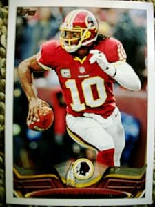 2013 Topps #150 Robert Griffin III Trading Card in a Protective Case - Washington Redskins