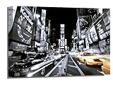 51AM6aI3QGL. SL160  NEW YORK TIMES SQUARE YELLOW TAXI CAB CANVAS ART PRINT A1