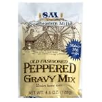 SAVE $7.86 - Southeastern Mills Gravy Mix, Peppered, 4.5-Ounce Packages (Pack of 24) $26.22
