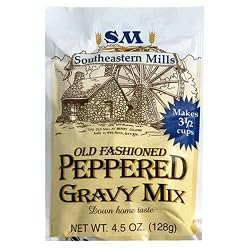 Southeastern Mills Gravy Mix, Peppered, 4.5-Ounce Packages (Pack of 24)