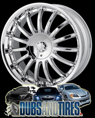 MPW MP101 Chrome - 20 x 8.5 Inch Wheel