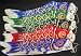 Carp Koinobori Windsocks, 23 inch Nylon Set of 5 #L47