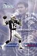 NEW ENGLAND Patriots NFL TOM BRADY Poster Football RARE - 24" x 36"